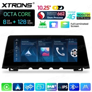 For BMW 7 Series F01 F02 NBT Android 14 10.25" Car Screen GPS CarPlay 8+128G 4G - Picture 1 of 22
