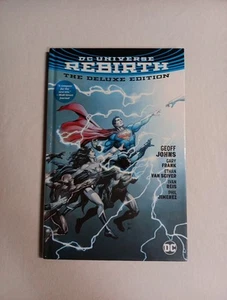 DC Universe Rebirth The Deluxe Edition 2016 tapa dura DC Comics Liga de la Justicia - Imagen 1 de 3