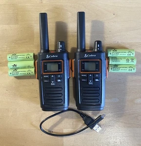 2 - Cobra RX380 Walkie Talkies – Weather Resistant Two Way Radios Long Distance - Picture 1 of 8