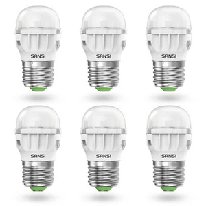 LED Refrigerator Light Bulb 4W=45W 5000K Daylight A11 Energy Saving E26 SANSI - Picture 1 of 16