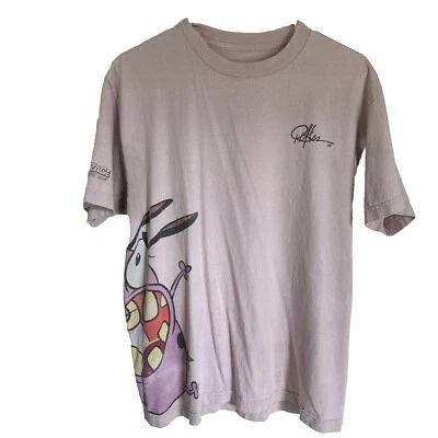 Camiseta Courage The Cowardly Dog/Young & Reckless M 2010 All Over Back Hit Rara Foto 1 de 4