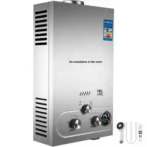 VEVOR Durchlauferhitzer Warmwasserbereiter Boiler Wasserspeicher 18L-LPG - Bild 1 von 11