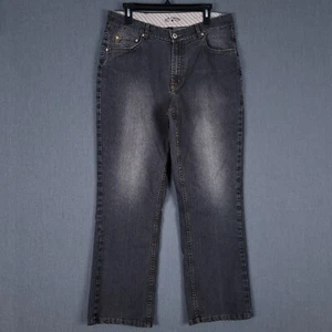 Jack of Spades Jeans Mens 36x34 (33x30) Gray High Roller Stretch Distress Denim - Picture 1 of 12