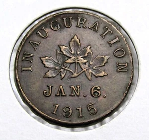 1915 Canada Jan. 6 Inauguration Token - 26mm & 5.6 grams - Picture 1 of 2