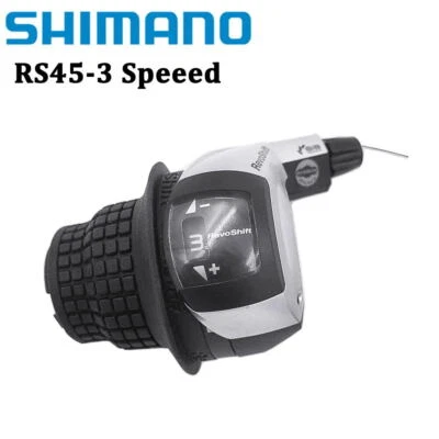 Shimano Tourney SL-RS45-3 Speed Left Hand Revoshifter Rear Gear Shifter - Image 1 of 3