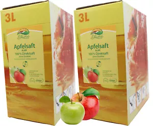 Bleichhof Apfelsaft klar – 100% Direktsaft, Bag-in-Box (2x 3l Saftbox) - Picture 1 of 4