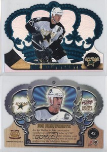 1997-98 Pacific Crown Royale Emerald Green Joe Nieuwendyk #42 HOF