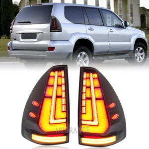 Pair LED Rear Tail Light Brake Lamp For Toyota Land Cruiser Prado J120 2003-2009 - Picture 1 of 11
