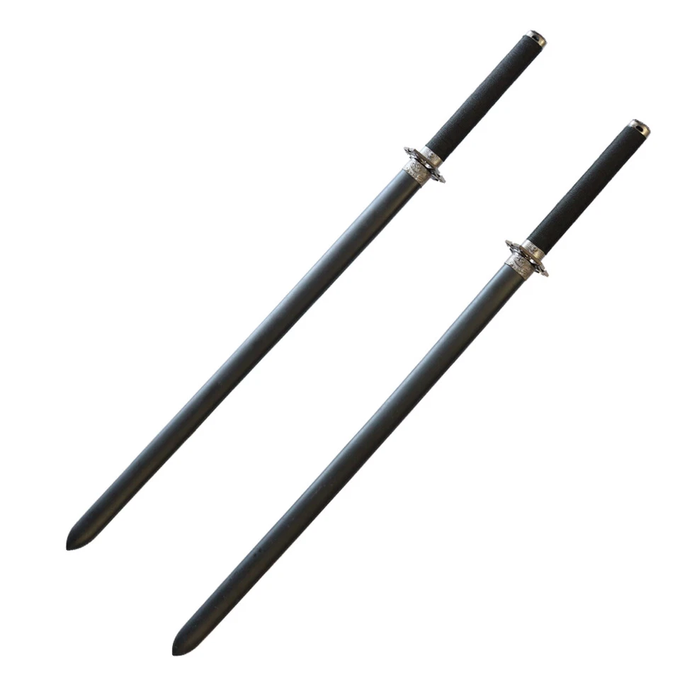 Defender 2 Pc 28" Ninja Sword Set Wood Handle With Black Nylon Cord Wrapped - image 1 of 4