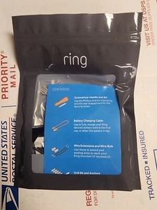 NEW! GENUINE OEM RING VIDEO DOORBELL 2 FULL REPLACEMENT INSTALL SPARE PARTS KIT - Picture 1 of 4