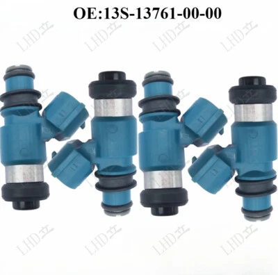 Fuel Injectors Fits For Yamaha YZF-R6 2008-2020 13S-13761-00-00 4 Pcs ） - Image 1 of 4