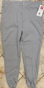 New Wilson Adult Baseball Pants Men's L Gray - Picture 1 of 4