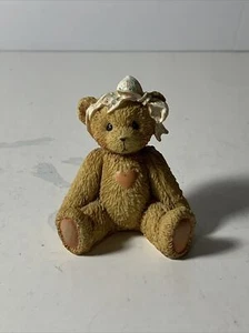 Cherished Teddies Sara "Love Ya" Bear with a Bow Enesco 1991 Figurine - Picture 1 of 6