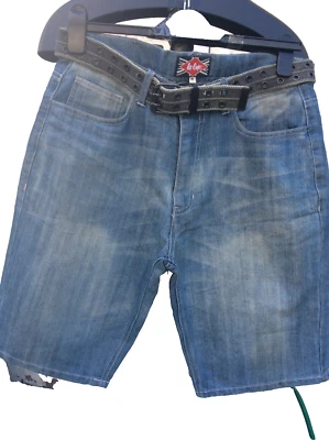 Lee Cooper Shorts Men Medium Size Summer Denim Blue Cotton Beach Holiday W32 L11 - Image 1 of 4