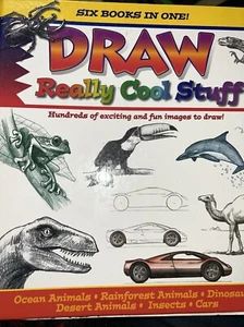 Disegna Roba Davvero Cool Istruzioni d'arte per bambini 6 libri in 1. Adatto ai principianti - Foto 1 di 7