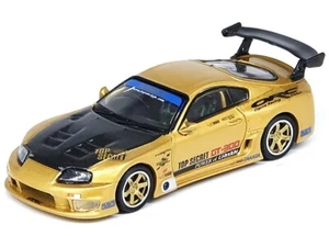 TOYOTA SUPRA (A80) TOP SECRET GT300 RHD GOLD 1/64 BY INNO MODELS IN64-A80TS-GOLD - Picture 1 of 6