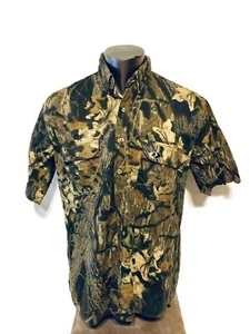 Vintage Mossy Oak Tarnshirt Jacke Large Made in USA Perfect Camouflage SS - Bild 1 von 4