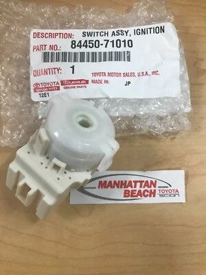 INTERRUPTOR DE ENCENDIDO TUNDRA TACOMA 07-21 2005-2015 84450-71010 GENUINO TOYOTA Foto 1 de 4