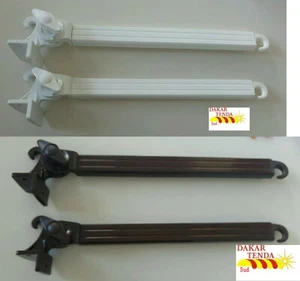 Braccetti per tende da sole Colore Bianco Marrone 50 CM - Made in Italy - - Bild 1 von 13