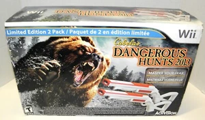 Cabela's DANGEROUS HUNTS 2013  Limited Edition 2 pack  Nintendo Wii Guns - Picture 1 of 3