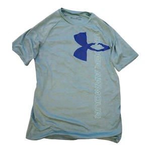 Under Armour Boys Loose Teal Short Sleeve Athletic Shirt Size YXL/JTG/EG - Picture 1 of 2