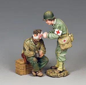 DD292 King & Country "The Shannon Set" Nurse S. Reuss with Wounded GI WWII D-Day - Picture 1 of 5