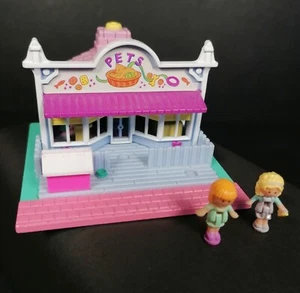 Polly Pocket Bluebird Pet Shop Playset 2x Figures Midge 1993 Used READ - Picture 1 of 12