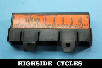 1420 98 HARLEY-DAVIDSON ROAD KING BLOQUE DE FUSIBLES CAJA RELÉ ARNÉS CUBIERTA Foto 1 de 4