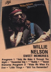 Willie Nelson Sweet Memories Country Music Album Cassette 1N12 - Picture 1 of 4