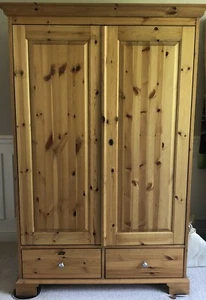 Vintage Rustic Pine TV Entertainment Armoire Cabinet - Picture 1 of 12