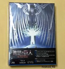 Attack on Titan The Final Season Vol.4 Limited ED. Blu-ray Booklet Anime Set New