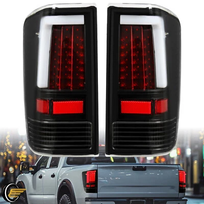 Tail Lights Brake Lamps Left Right For Nissan Titan Pickup Black LED 2004-2015 - Image 1 of 4