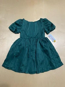 Girls' Flutter Sleeve Dress Lavender Floral Cat & Jack Size XS (4-5) - Picture 1 of 11