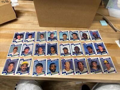 1987 M&M's Star Lineup Baseball Complete Set (12 Panels - 24 Cards) 12 HOF - Image 1 of 4
