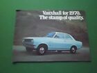 Vauxhall Range   1970  sales brochure     NO RESERVE