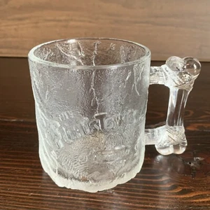 The Flintstones Kaffeebecher Tasse McDonalds 1993 Rocky Road Glas Promo klar USA - Bild 1 von 10