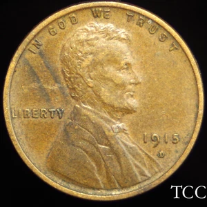 1915 D LINCOLN CENT ~ SCARCE ORIGINAL DENVER COIN ~ 1c PENNY ~ TCC - Picture 1 of 4