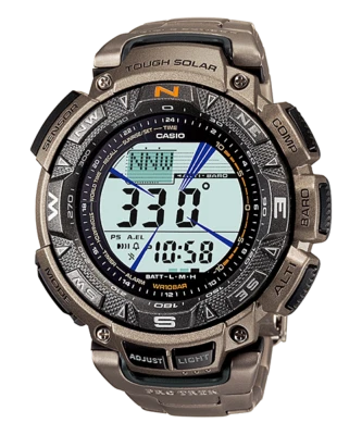 Reloj Casio Protrek Triple Sensor Solar Powered Titanio Hombre PRG-240T-7 Foto 1 de 4