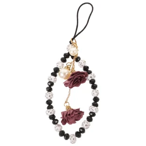 Kristallblumenanhänger Fräulein Perlen Telefon Lanyard Handy-Lanyard-Strap - Zdjęcie 1 z 12