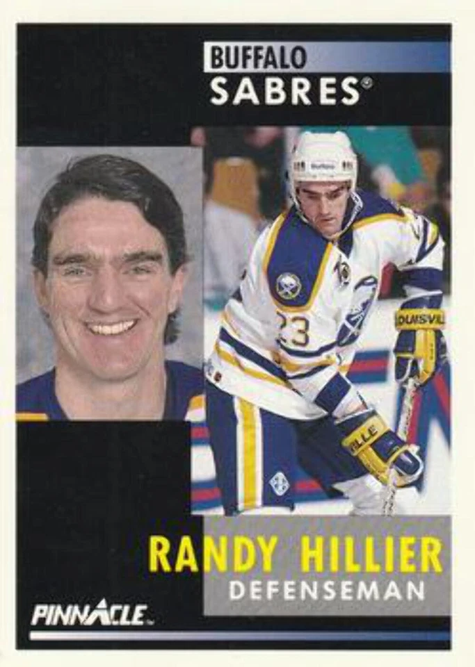 #281 Randy Hillier - Buffalo Sabres - 1991-92 Pinnacle Hockey - Image 1 of 1