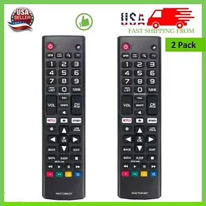 2 Pack AKB75095307 Replacement TV Universal Remote For LG LED LCD QLED Smart TV - Picture 1 of 15
