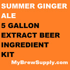 Summer Ginger Ale Homebrew 5 Gal Beer Extract Kit - My Brew Supply