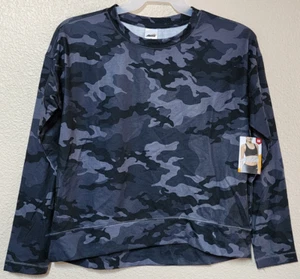 Camiseta suave de manga larga camuflada negra para mujer Avia talla mediana (8-10) TOTALMENTE NUEVA - Imagen 1 de 5