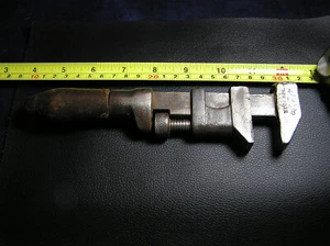 Vintage W.J. LADD NEW YORK No.77  8" Monkey WRENCH Tool - Picture 1 of 5