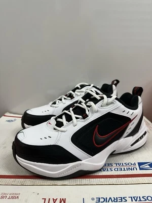 Nike Air Monarch IV 4E Wide ‘White Black Varsity Red’ 416355 101 Size 9 - Image 1 of 4