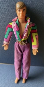 Vintage 1970 Mattel Boy Doll Rock Flowers Doug Dawn Tiny Teen - Picture 1 of 4