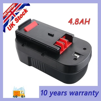 4800mAh Battery 18V for Black & Decker A18 A1718 A18NH A18E Firestorm HPB18-OPE