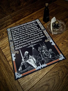 Lord of the Rings, The One Ring, A3 Print of Calligraphy Art Piece. - Picture 1 of 6