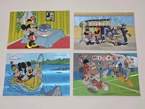 Lotto Cartoline Vintage Walt Disney Dufex Lamina Metallizzata - Foto 1 di 6