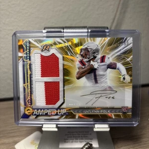 2025 Topps Resurgence JaLynn Polk Dual Rookie Patch Gold Auto /50 🔥 - Bild 1 von 2